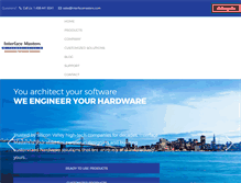 Tablet Screenshot of interfacemasters.com